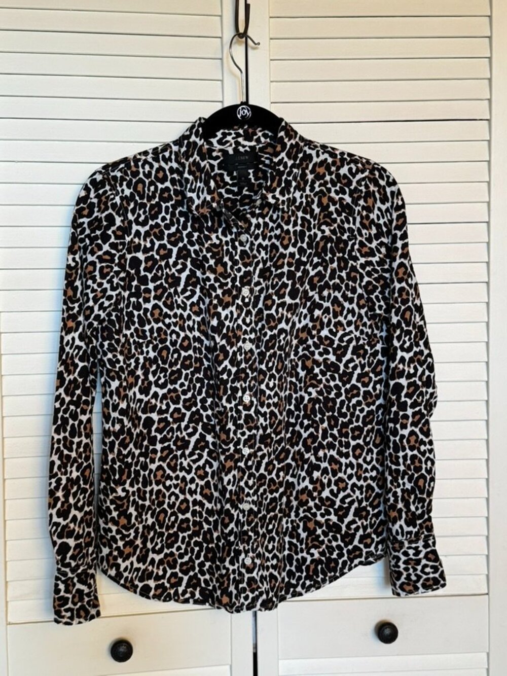 J Crew Leopard Shirt